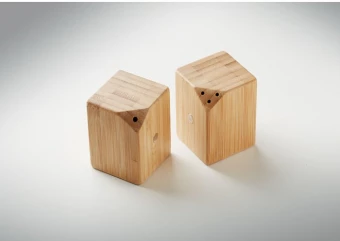 Bamboo salt & pepper set
