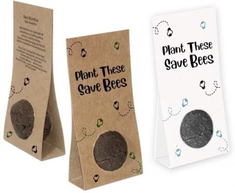 Mehiläispommi paperikääreessä