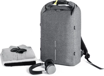 Urban, veitsenkestävä varkaudenestoreppu, harmaa