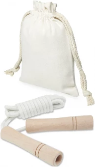 Denise puinen hyppynaru puuvillapussissa