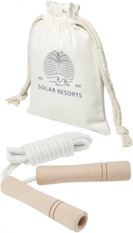 Denise puinen hyppynaru puuvillapussissa