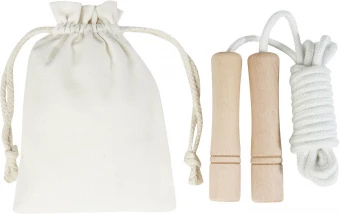 Denise puinen hyppynaru puuvillapussissa