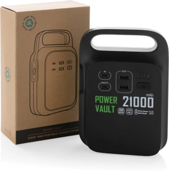 Power Vault RCS rplastic 21000mAh pārnēsājama spēkstacija