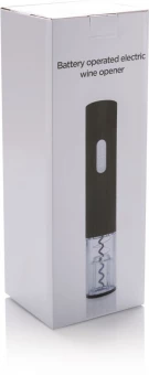 Sähköinen viininavaaja - paristokäyttöinen, musta