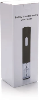 Sähköinen viininavaaja - paristokäyttöinen, musta