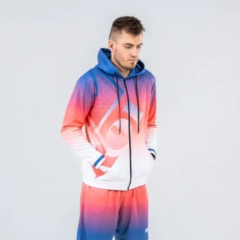 Erilahendusega luku ja kapuutsiga pusa