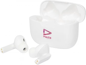 Essos 2.0 True Wireless -nappikuulokkeet kotelossa, jotka muodostavat laiteparin automaattisesti