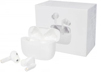 Essos 2.0 True Wireless -nappikuulokkeet kotelossa, jotka muodostavat laiteparin automaattisesti