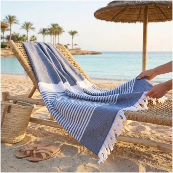 Fouta rannarätik Seabeach 100x180cm