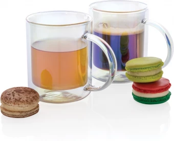 Deluxe kaksiseinäinen galvanoitu lasimuki