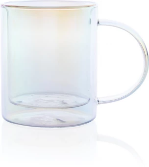 Deluxe kaksiseinäinen galvanoitu lasimuki