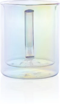 Deluxe kaksiseinäinen galvanoitu lasimuki