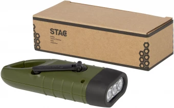 Helios taaskasutatav plastikust päikesepaneeliga käsilamp karabiinkonksuga