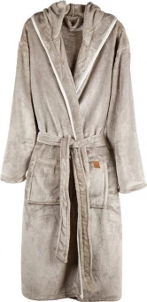 VINGA Louis plush GRS RPET dressing gown, L/XL