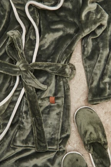 VINGA Louis plush GRS RPET aamutakki, S/M