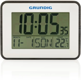 Grundig sääasema hälytyksellä ja kalenterilla