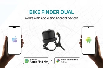 Jalgrattakell jälgimisfunktsiooniga Bike Dual RCS