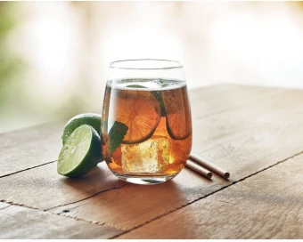 Varreton lasi lahjapakkauksessa