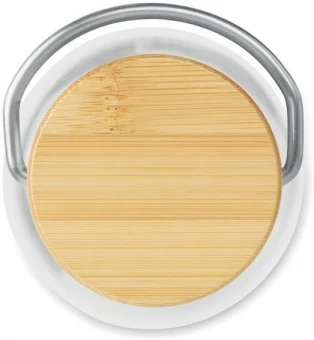 Tritan 800ml pullo, bambukorkki