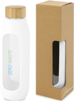 Tidan 600 ml:n borosilikaattilasipullo silikonisuojalla