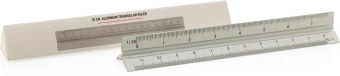 15cm. Alumiininen kolmioviivain