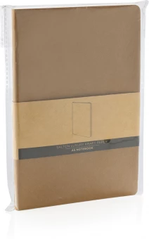 Salton luxury kraft paperinen muistikirja A5, musta