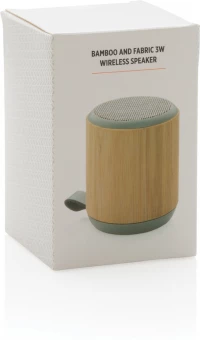 Bambu ja kangas 3W langaton kaiutin