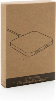 Bambuinen 10W langaton USB-laturi