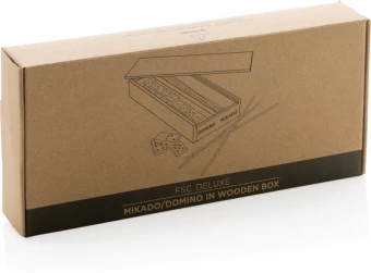 Deluxe mikado/domino puulaatikossa