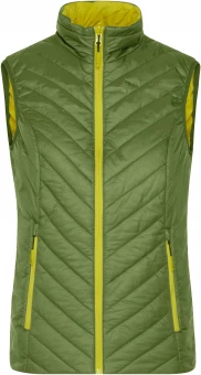 Kahepoolne kerge polsterdatud vest naistele