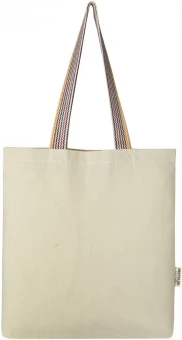 Rainbow kangaskassi 180 g/m² kierrätettyä puuvillaa 5 litraa