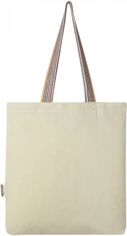 Rainbow kangaskassi 180 g/m² kierrätettyä puuvillaa 5 litraa