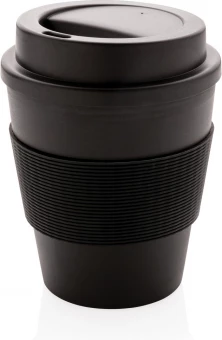 Uudelleenkäytettävä kahvikuppi kierrekorkilla 350 ml