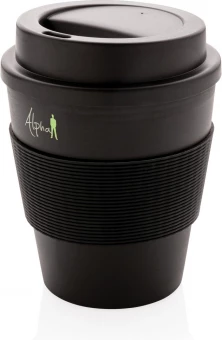 Uudelleenkäytettävä kahvikuppi kierrekorkilla 350 ml