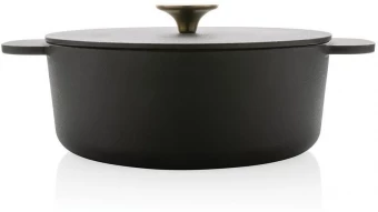 Keskmise suurusega malmist pott Ukiyo