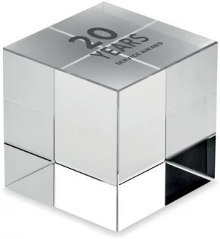 Klaasist kuubiktrofee Kubeward