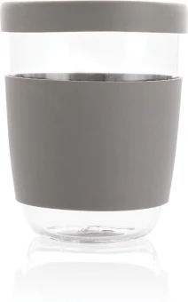 Ukiyo borosilikaattilasinen lasi silikonikannella