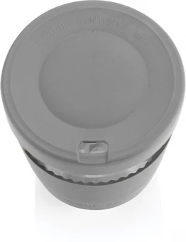 Ukiyo borosilicate glass with silicon lid and sleeve, black