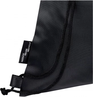 Ash kierrätetty taitettava kassi kiristysnyörillä, 7 litraa