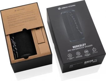 Urban Vitamin Berkeley IPX7 vedenpitävä 10W kaiutin, musta