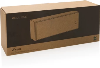 Wynn 10W FSC® langaton bambukaiutin, ruskea