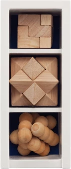 FSC® 3 kpl aivopähkinäsetti, valkoinen