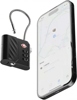 Koodlukk asukohajälgijaga Xtorm Lock Tag TSA