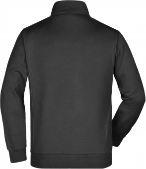 Kõrge kraega täispika lukuga dressipluus meestele