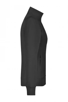 Kõrge kraega täispika lukuga dressipluus naistele