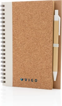 Korgist märkmik pastapliiatsiga