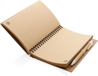 Korgist märkmik pastapliiatsiga