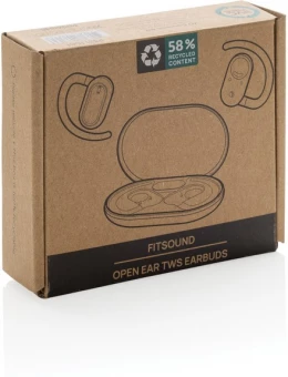 Fitsound RCS kierrätysmuoviset avoimet TWS-korvanapit