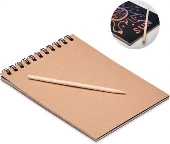 Kraabitav joonistusplokk Black