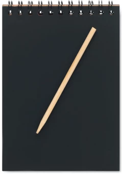 Kraabitav joonistusplokk Black